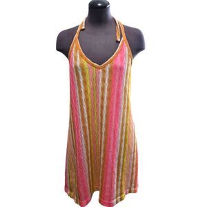 EC WILD FABLE CROCHED SUN DRESS/ SWIMSUIT COVER SZ.L